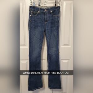 Ariat high rise boot cut 28R jeans